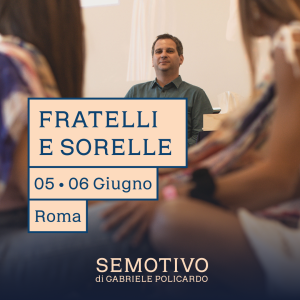 Acconto "Fratelli e Sorelle": 5-6 Giugno 2027 a Roma