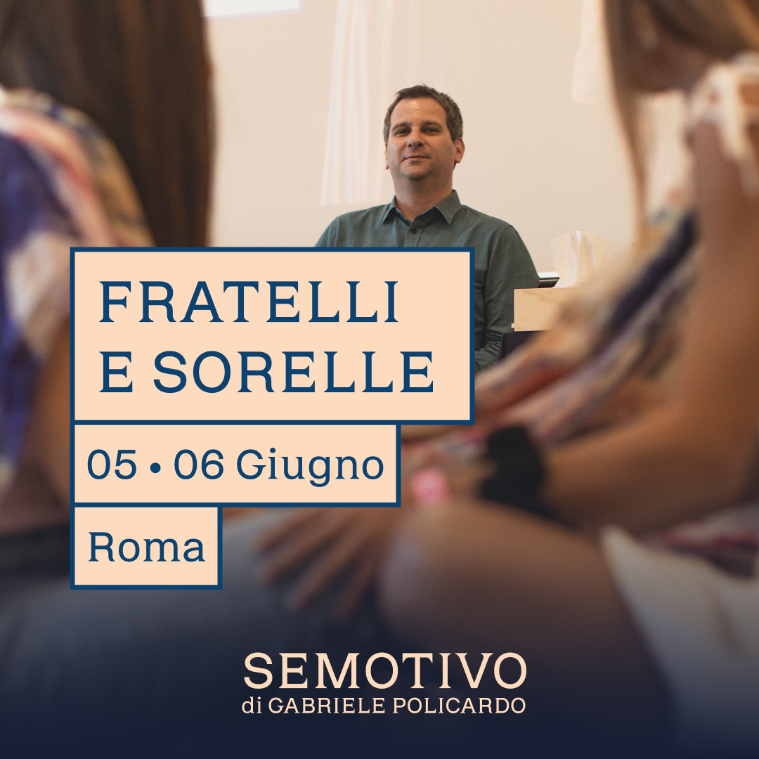 Acconto "Fratelli e Sorelle": 5-6 Giugno 2027 a Roma